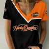 Harley Davidson Summer Women Fashion V-Basic Shirt Custom Design VDVTS785