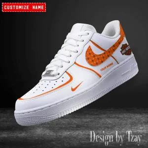 VDAF044-Harley Davidson Personalized New AF1 Shoes