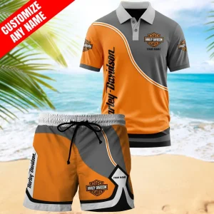 VDPL030+VDPLCBSHORT030-Harley Davidson Polo Shirt and Short