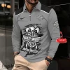 Fox Racing Long Sleeve Zip Polo Shirt VDLSPS043