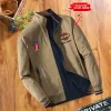 Harley Davidson Double Sided Baseball Bomber CBWDSJ005