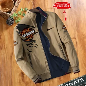 Harley Davidson Double Sided Baseball Bomber CBWDSJ007