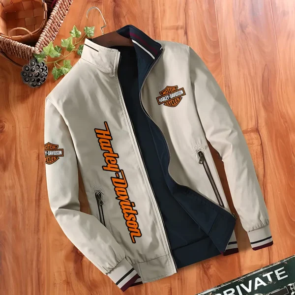 Harley Davidson Double Sided Baseball Bomber CBWDSJ012 - Image 3