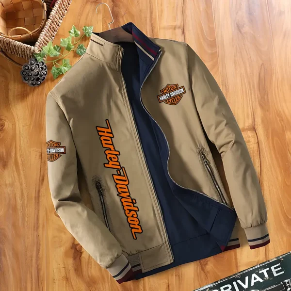 Harley Davidson Double Sided Baseball Bomber CBWDSJ012 - Image 4