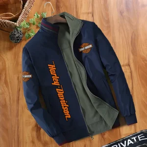 Harley Davidson Double Sided Baseball Bomber CBWDSJ012
