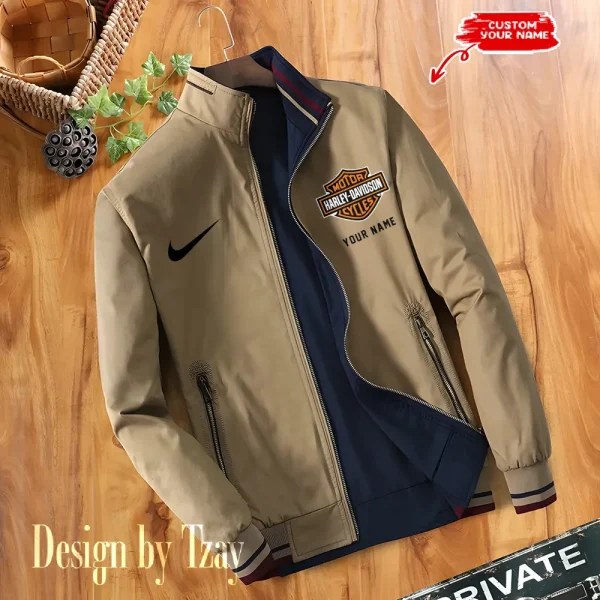 Harley Davidson Double Sided Baseball Bomber CBWDSJ014 - Image 2