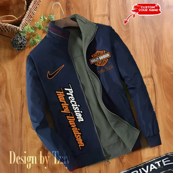 Harley Davidson Double Sided Baseball Bomber CBWDSJ016 - Image 2