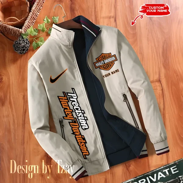 Harley Davidson Double Sided Baseball Bomber CBWDSJ016 - Image 3