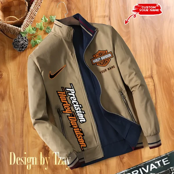 Harley Davidson Double Sided Baseball Bomber CBWDSJ016 - Image 4