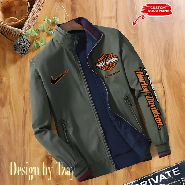 Harley Davidson Double Sided Baseball Bomber CBWDSJ017 - Image 2
