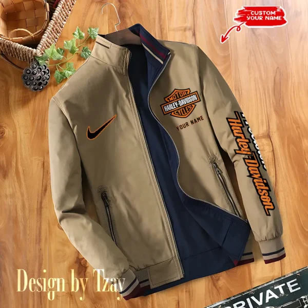 Harley Davidson Double Sided Baseball Bomber CBWDSJ017 - Image 3