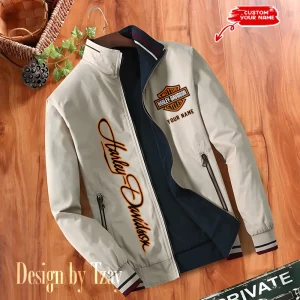 Harley Davidson Double Sided Baseball Bomber CBWDSJ018