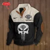 Harley Davidson Double Breasted Stand Collar Hoodies VDDBSH170