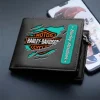Harley-Davidson DMHD1290 2D Leather Wallet Multicolor
