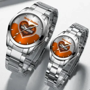 Harley Davidson DMHZ1697 Multicolor Couple Hand Watch Gifts For Fans – Limited Edition