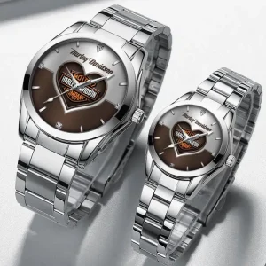 Harley Davidson DMHZ1697 Multicolor Couple Hand Watch Gifts For Fans – Limited Edition
