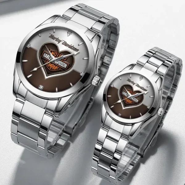 Harley Davidson DMHZ1697 Multicolor Couple Hand Watch Gifts For Fans – Limited Edition