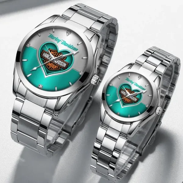 Harley Davidson DMHZ1697 Multicolor Couple Hand Watch Gifts For Fans – Limited Edition