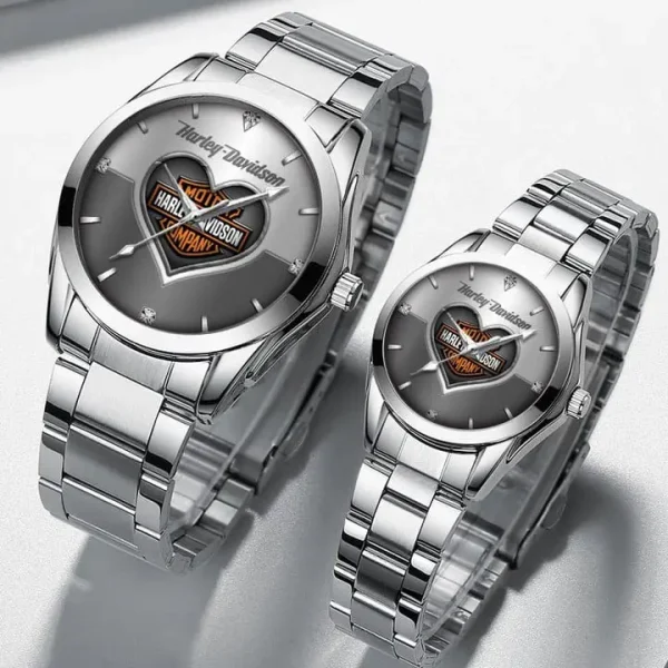 Harley Davidson DMHZ1697 Multicolor Couple Hand Watch Gifts For Fans – Limited Edition
