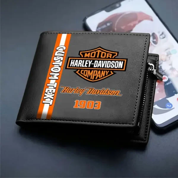 Harley-Davidson DMHD0089 2D Leather Wallet - Image 2