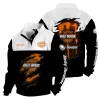 Harley Davidson Colorful Stand Collar Sweatshirt VDSPS164