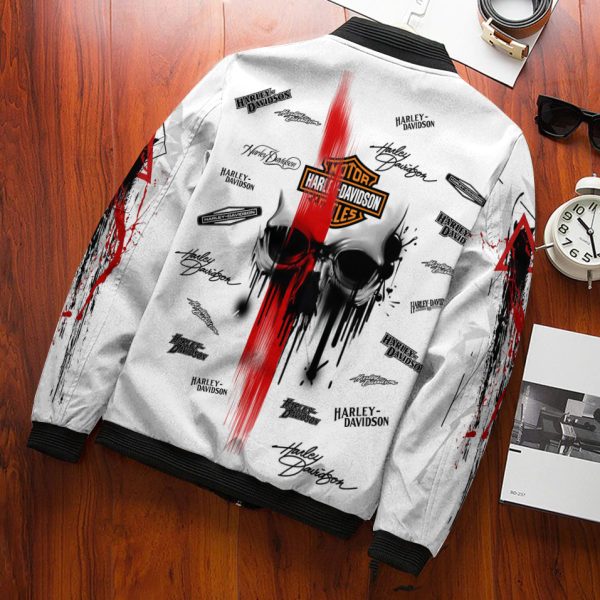 DV14 Harley Davidson Limited Bomber Jacket 111 - Image 2