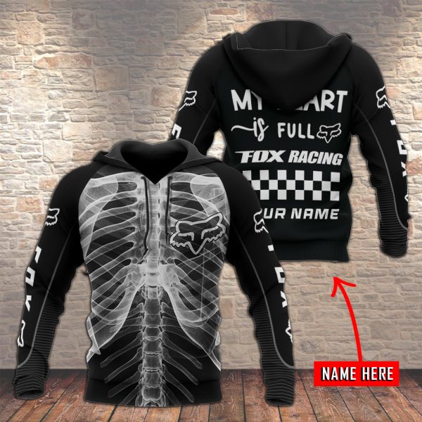 Fox Racing Custom 3D Printed Hoodie VD787