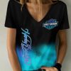 Harley Davidson Summer Women Fashion Custom Design V-Basic Shirt VD675