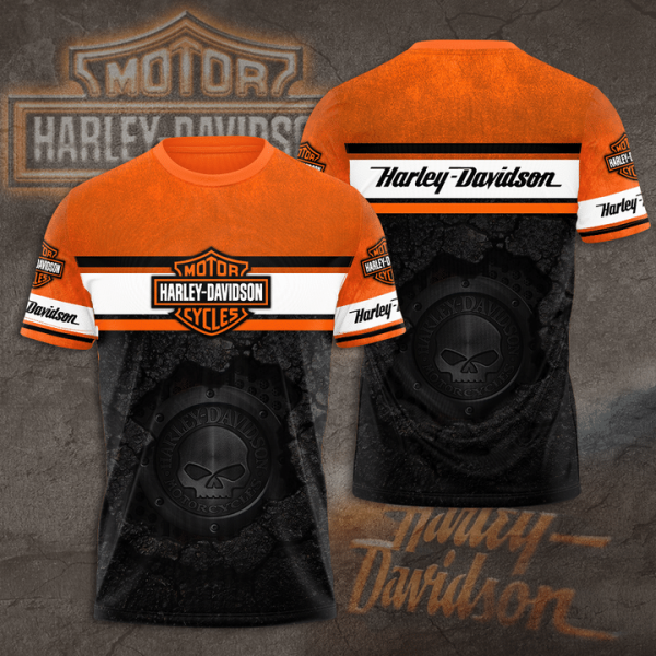 Harley Davidson All Over Printed 488 - Image 3