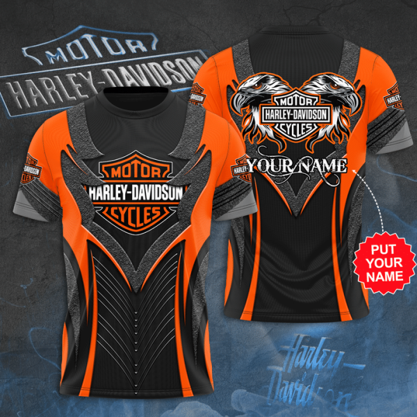 Harley Davidson All Over Printed 483 - Image 4