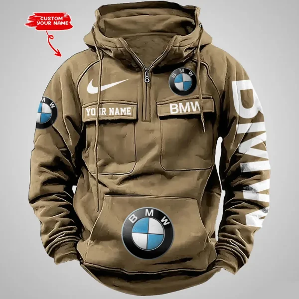 BMW Vintage Men Hoodie VDVMHD031 - Image 2