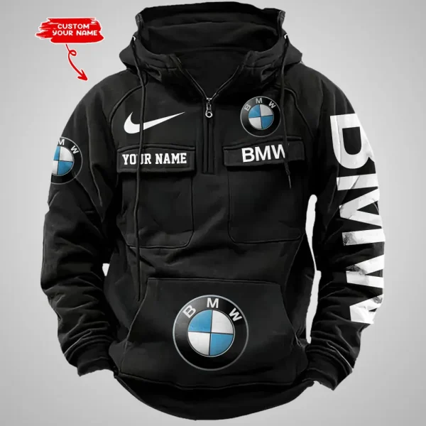 BMW Vintage Men Hoodie VDVMHD031 - Image 5