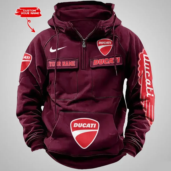 Ducati Vintage Men Hoodie VDVMHD032