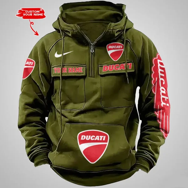 Ducati Vintage Men Hoodie VDVMHD032 - Image 3