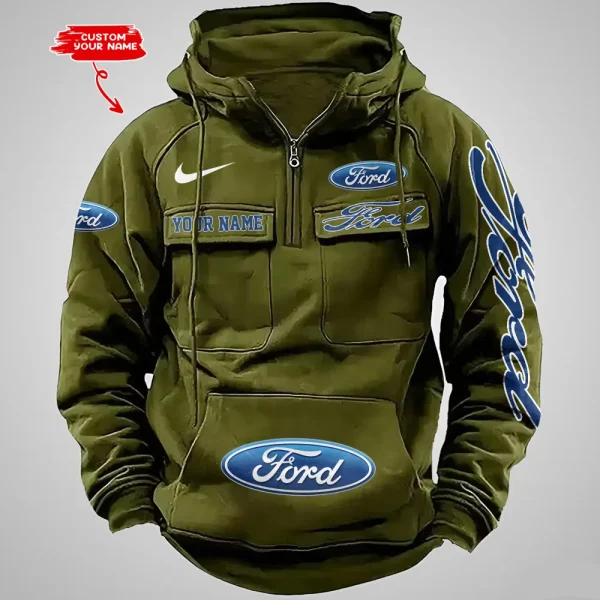 Ford Vintage Men Hoodie VDVMHD033 - Image 2