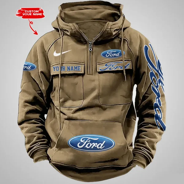 Ford Vintage Men Hoodie VDVMHD033 - Image 4