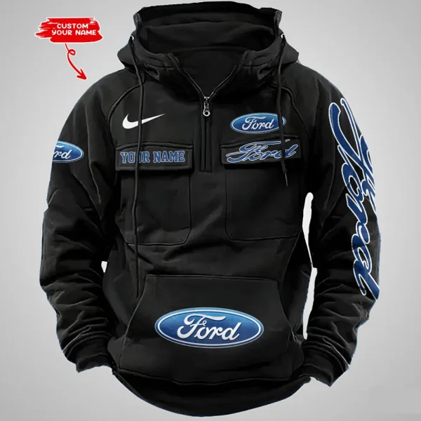 Ford Vintage Men Hoodie VDVMHD033 - Image 5