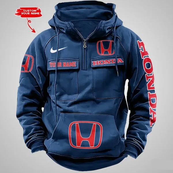 Honda Vintage Men Hoodie VDVMHD035