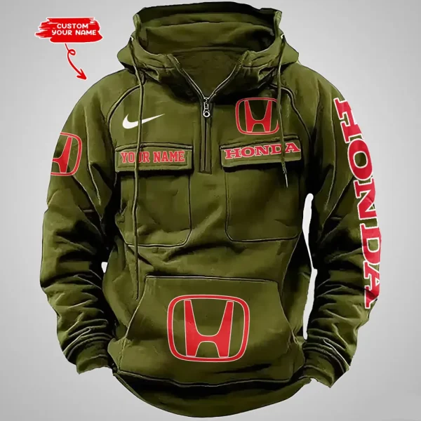 Honda Vintage Men Hoodie VDVMHD035 - Image 2