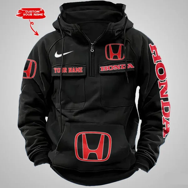 Honda Vintage Men Hoodie VDVMHD035 - Image 5