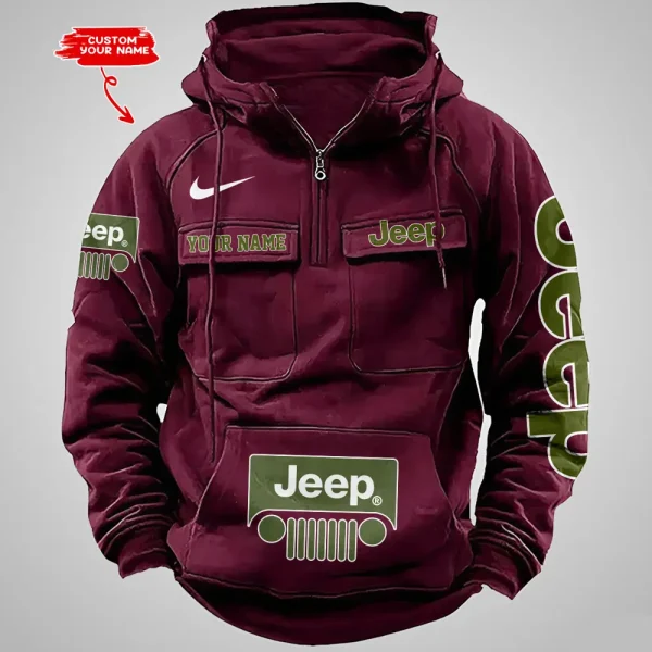 Jeep Vintage Men Hoodie VDVMHD037 - Image 3