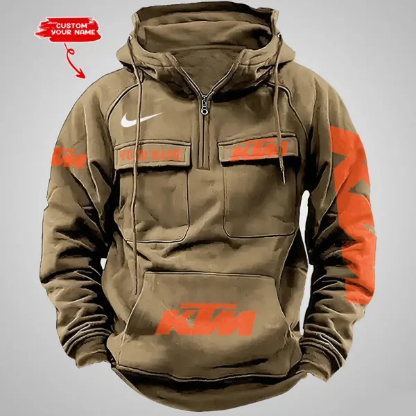 KTM Vintage Men Hoodie VDVMHD040 - Image 2