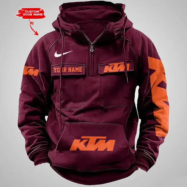 KTM Vintage Men Hoodie VDVMHD040 - Image 3