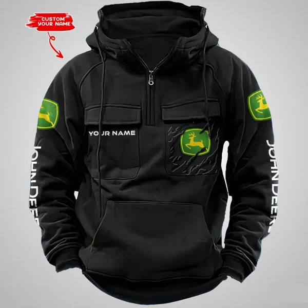 John Deere Vintage Men Hoodie VDVMHD043