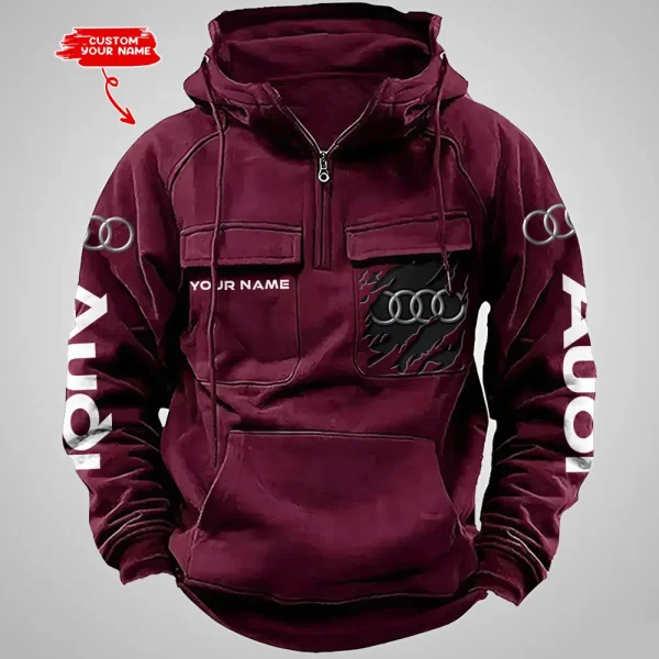 Audi Vintage Men Hoodie VDVMHD045