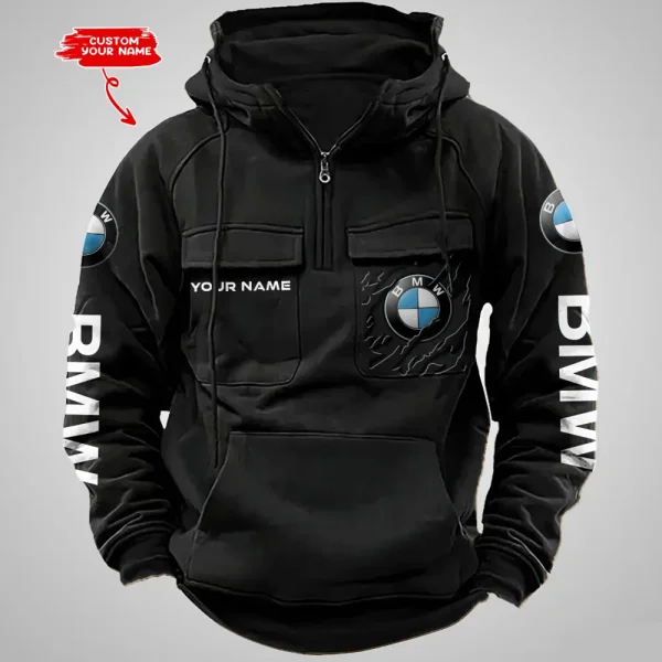 BMW Vintage Men Hoodie VDVMHD046 - Image 5