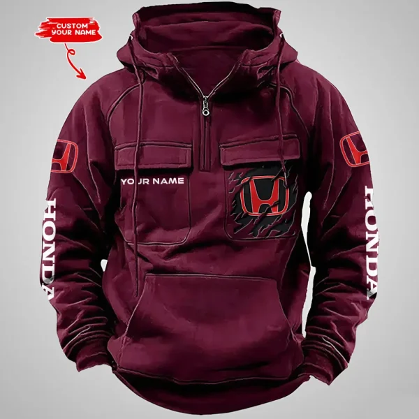 Honda Vintage Men Hoodie VDVMHD049