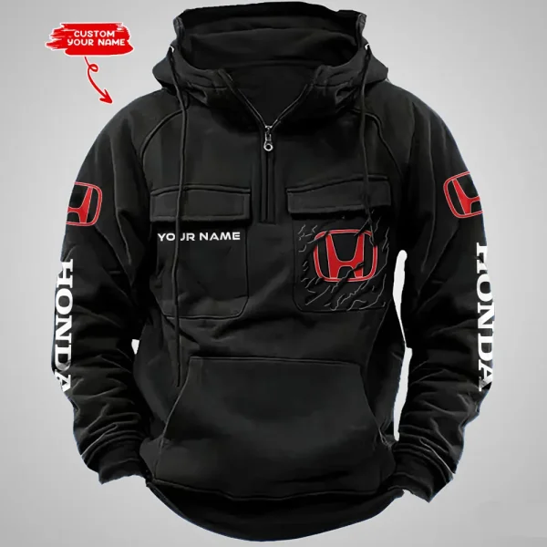 Honda Vintage Men Hoodie VDVMHD049 - Image 5