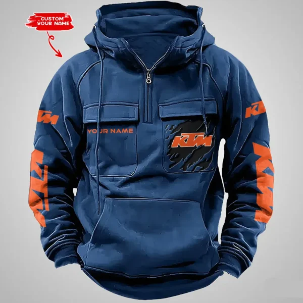 KTM Vintage Men Hoodie VDVMHD052 - Image 2