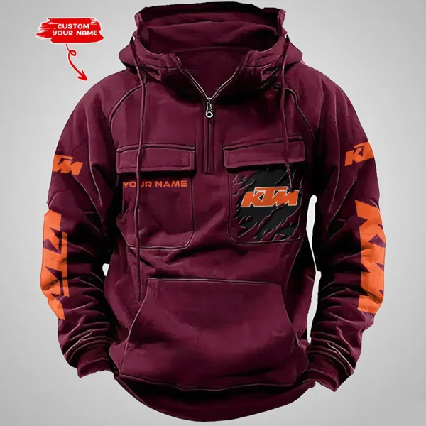 KTM Vintage Men Hoodie VDVMHD052 - Image 3